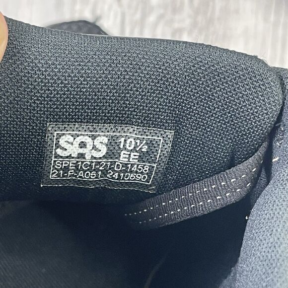 SAS Shoes Mission One M Black Athletic Sneakers Vibram Size 10.5 EE Wide Gym D - Picture 7 of 10